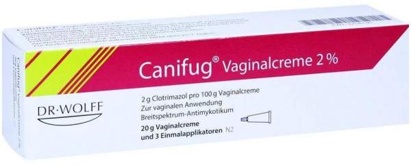 Canifug Vaginalcreme 2% Mit 3 Applikatoren 20 G Creme
