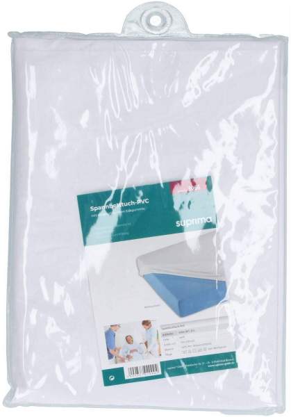 Suprima Spannbetttuch 3066 Pvc 100x200 cm Weiß 1 S