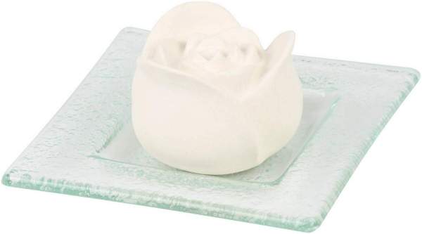 Primavera Duftstein Rosenblüte Mit Glasteller