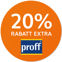 20% Rabatt extra auf ausgewählte Proff Produkte