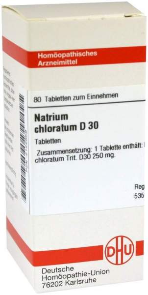 Natrium Chloratum D 30 80 Tabletten