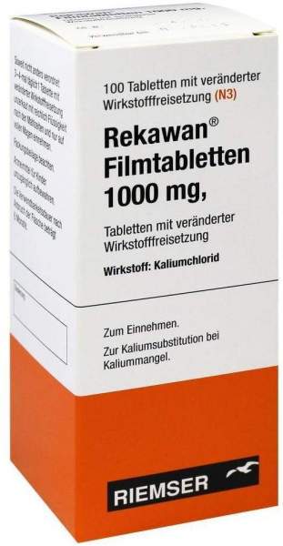 Rekawan Filmtabletten 1000 mg 100 Tabletten Mit Veränderter...