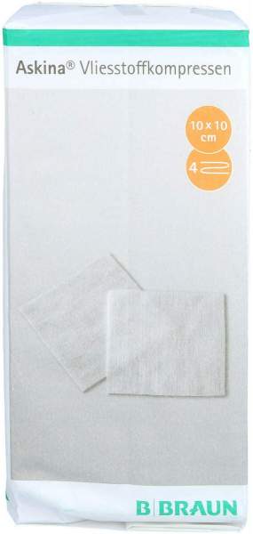 Askina Vliesstoffkompr.Unsteril 10x10 cm 4fach 200 Stück