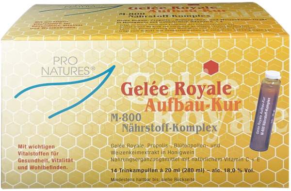 Gelee Royal Aufbaukur M800 14 X 20 G Trinkampullen