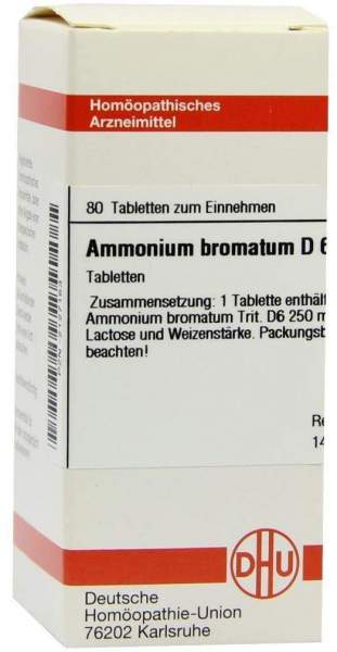 Ammonium Bromatum D 6 Tabletten