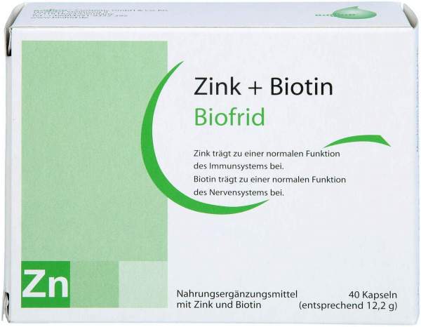 Zink+biotin 40 Kapseln
