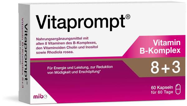 Vitaprompt Vitamin B-Komplex 8+3 60 Kapseln