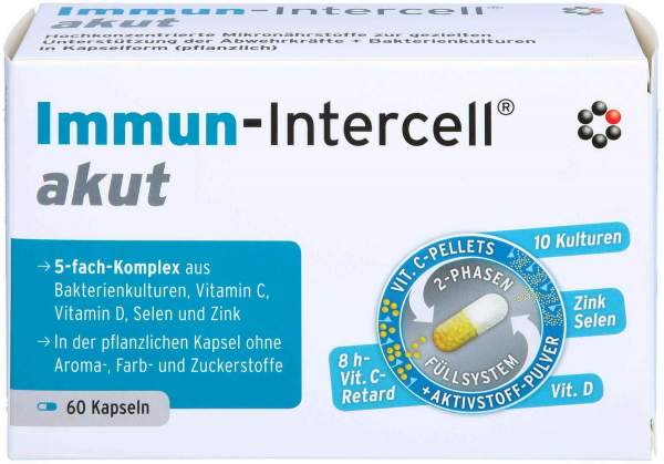 Immun Intercell akut Hartkapsel mit veränderter Wirkstofffreisetzung 60 Stück