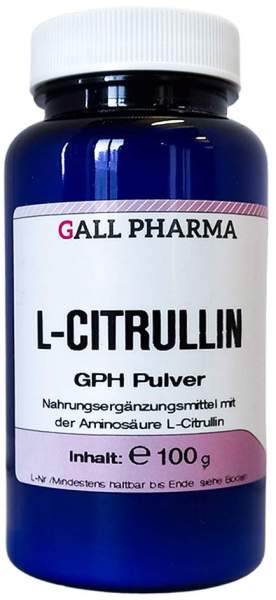 L-Citrullin Gph 100 G Pulver