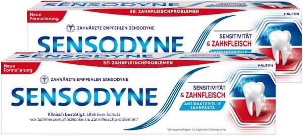 Sensodyne Sensitivität &amp; Zahnfleisch Zahnpasta 2 x 75 ml