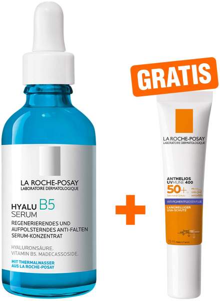 La Roche Posay Hyalu B5 Serum 30 ml + gratis Anthelios Anti-Pigment Fluid 15 ml