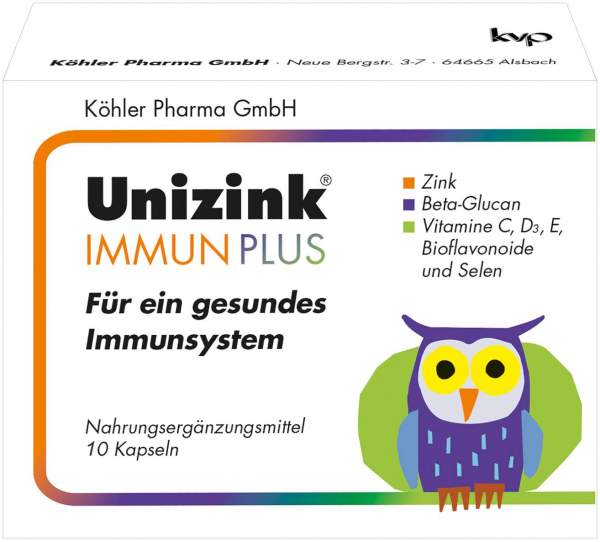 Unizink Immun Plus 10 Kapseln