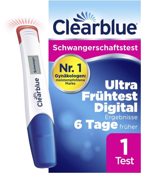 Clearblue Schwangerschaftstest Ultra Frühtest Digital 1 Stück