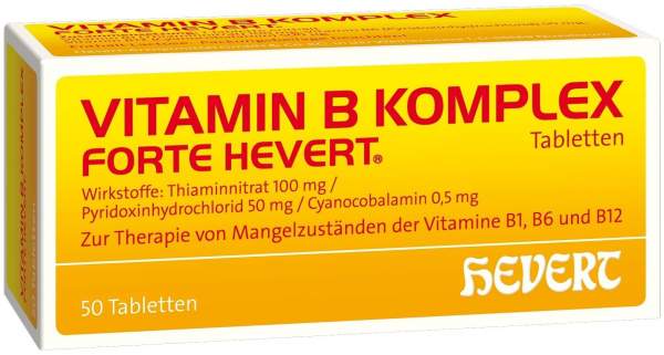 Vitamin B Komplex Forte Hevert 50 Tabletten