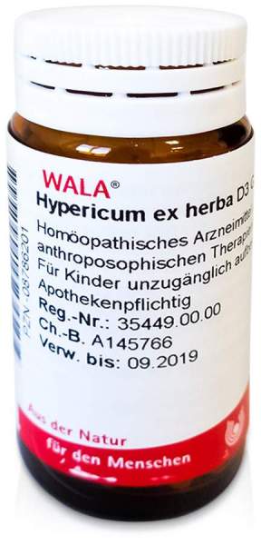 Hypericum Ex Herba D 3 20 G Globuli