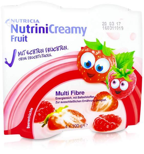 Nutrini Creamy Fruit Beerenfrüchte 4 X 100 G