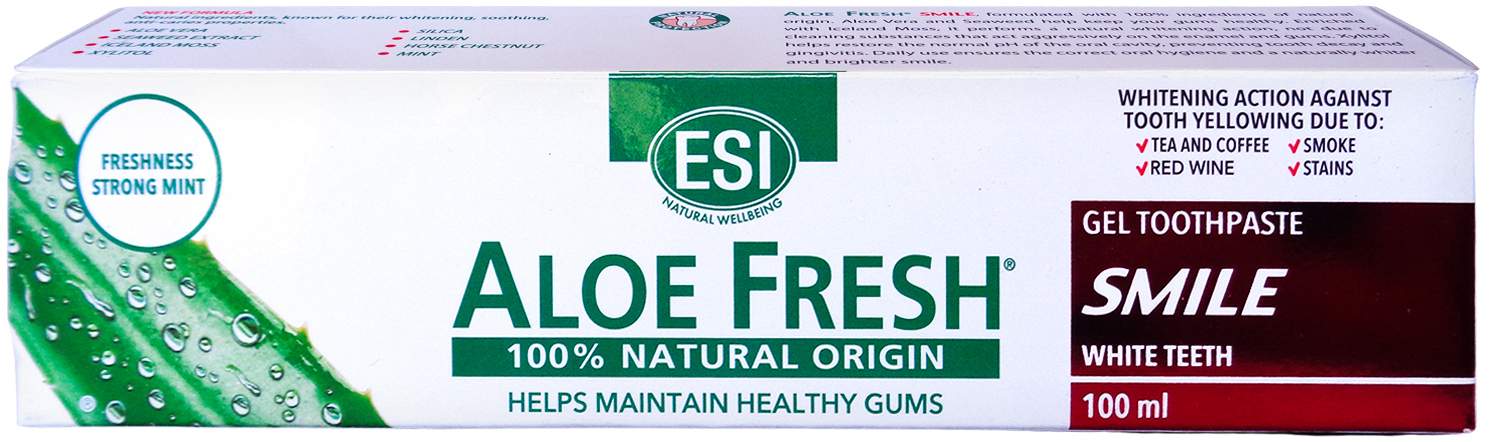 Aloe Vera Zahnpasta Gel Dent Smile 100ml kaufen | Volksversand  Versandapotheke