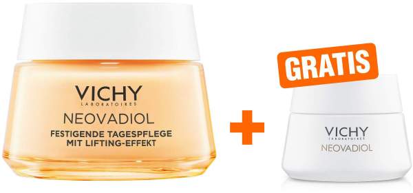 Vichy Neovadiol Tag Trockene Haut in den Wechseljahren 50 ml Creme + gratis Nachtpflege 15 ml