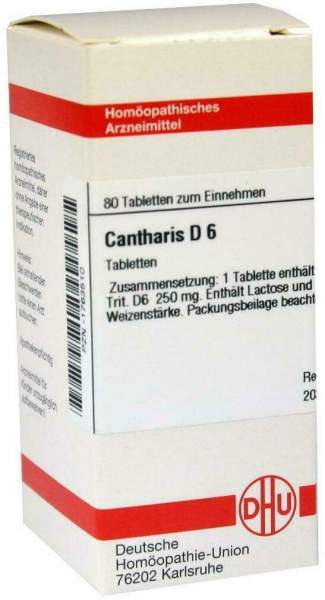 DHU Cantharis D6 80 Tabletten