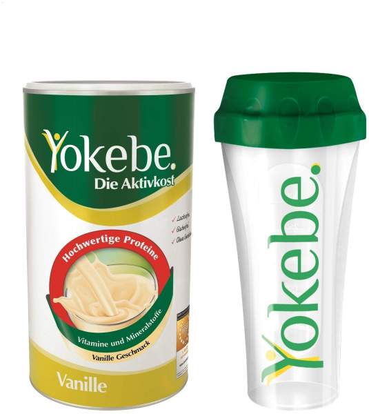 Yokebe Vanille lactosefrei NF2 Pulver 500 g Starterpack