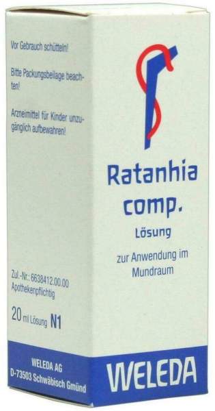 Weleda Ratanhia Comp. Lösung 20 ml