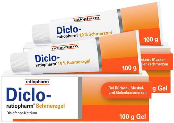 Sparset Diclo-ratiopharm Schmerzgel 2 x 100 g
