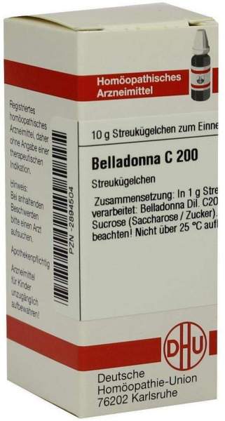 DHU Belladonna C200 10 g Globuli