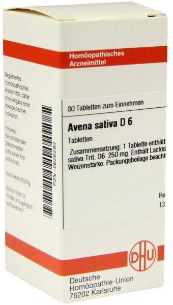 DHU Avena sativa D6 80 Tabletten
