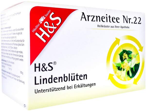 H&amp;S Lindenblueten Tee Filterbeutel