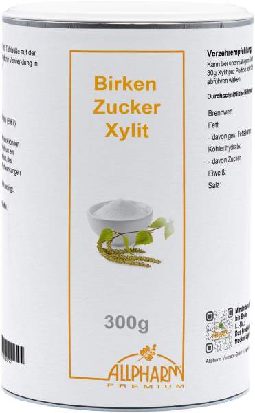 Birkenzucker Xylit Allpharm Premium Pulver 300 G
