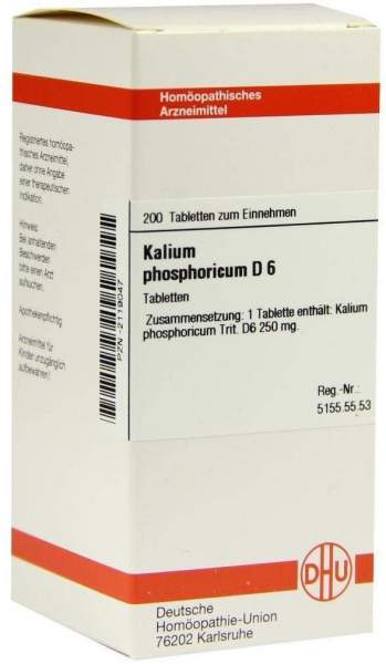 Kalium Phosphoricum D6 Tabletten 200 Tabletten