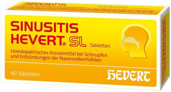Sinusitis Hevert SL 40 Tabletten