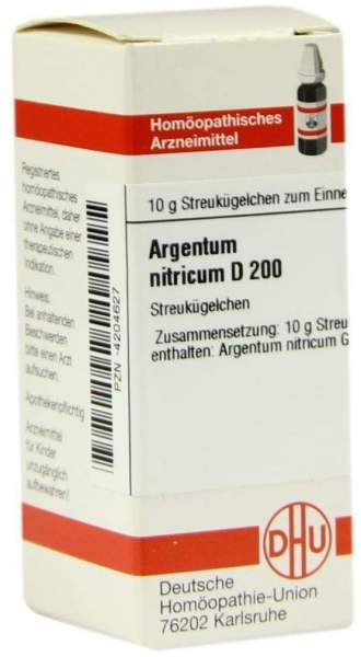 Argentum Nitricum D 200 Globuli