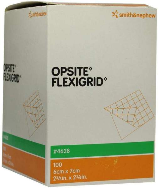 Opsite Flexigrid 100 Transparente Wunderbände 7 X 6 cm Steril