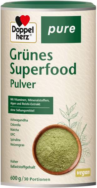 Doppelherz Pure Grünes Superfood Pulver 600 G