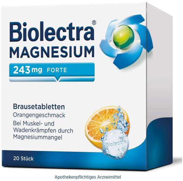 Biolectra Magnesium 243 mg Forte Orangengeschmack 20...