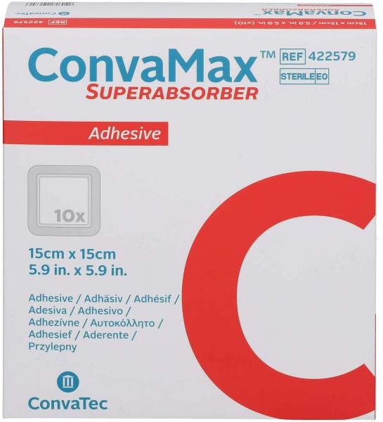 Convamax Superabsorber Adhäsiv 15x15 cm