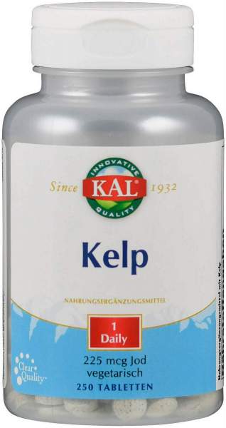 Kelp 225 Myg Jod Tabletten 250 Stück