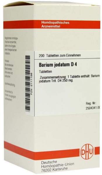 Barium Jodatum D4 Tabletten 200 Tabletten