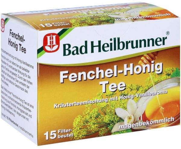 Bad Heilbrunner Tee Fenchel Honig 15 Filterbeutel