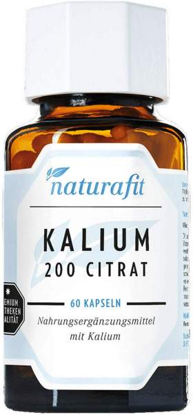 Naturafit Kalium 200 Citrat Kapseln 60 Stück