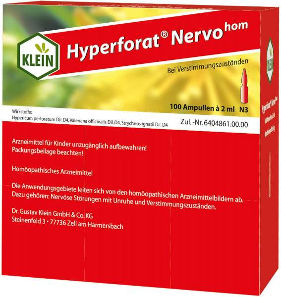 Hyperforat Nervohom Injektionslösung 100 x 2 ml