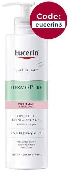 Eucerin DermoPure Triple Effect Reinigungsgel 400 ml