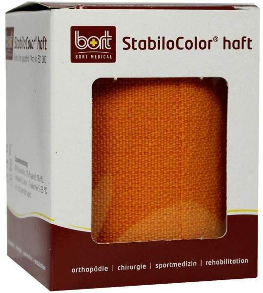 Bort Stabilocolor Haft Binde 8cm Orange