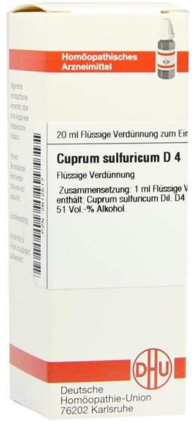 Cuprum Sulfuricum D 4 Dilution