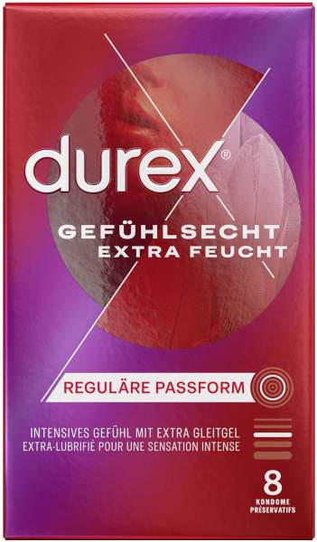 Durex Gefühlsecht extra feucht 8 Kondome