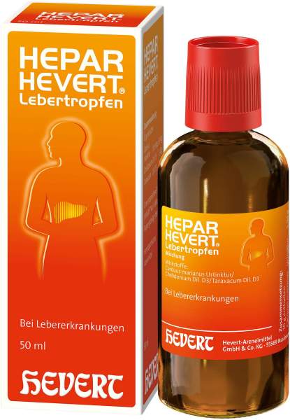 Hepar Hevert 50 ml Lebertropfen