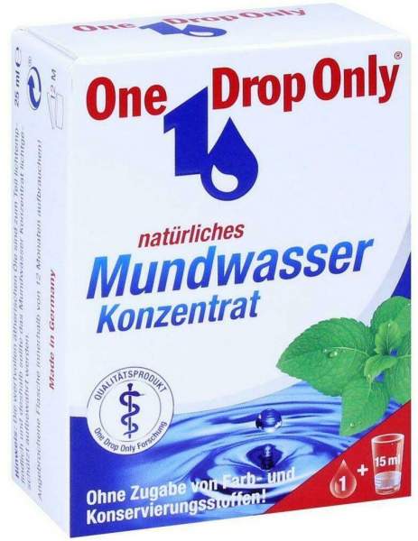 One Drop Only Natürliches Mundwasser 25 ml Konzentrat