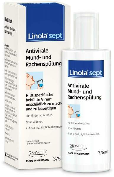 Linola sept Antivirale Mund- und Rachenspülung 375 ml
