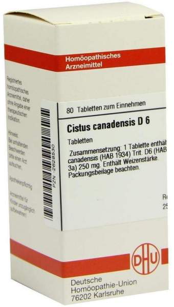 Cistus Canadensis D 6 80 Tabletten